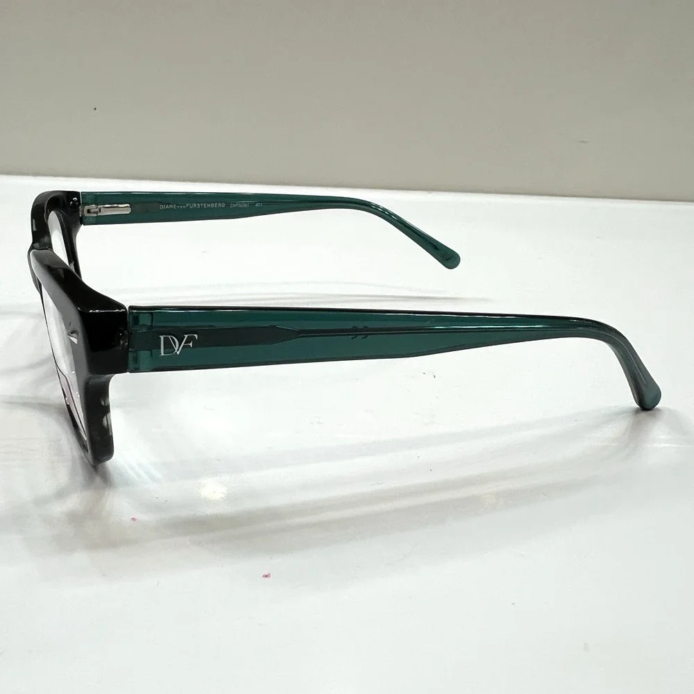 NEW Diane von Furstenberg DVF 5061 471 Glossy Marbled Eyeglasses Frame 48-17-135